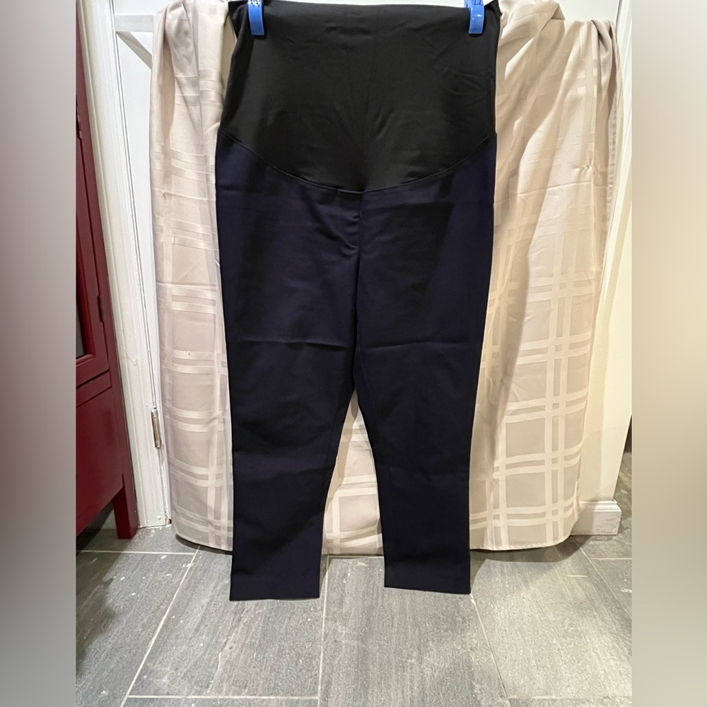 LOFT Maternity size 14 ponte straight cropped pants